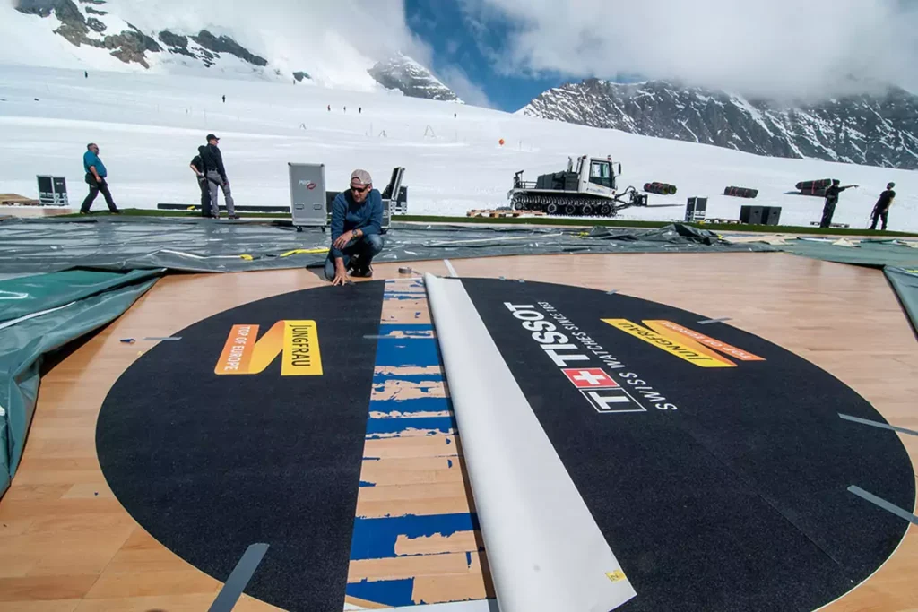 Bild: Bodenkleber Jungfraujoch