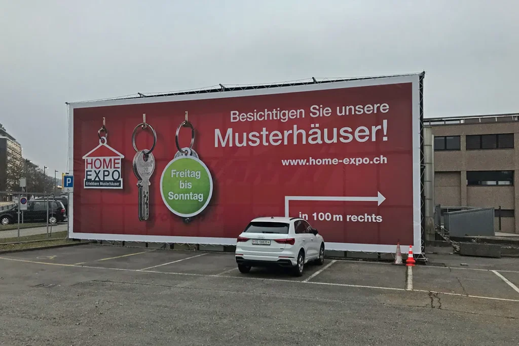 Bild: Fassadenbanner HomeExpo