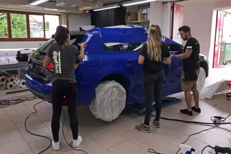 Bild: Interner Carwrapping-Kurs