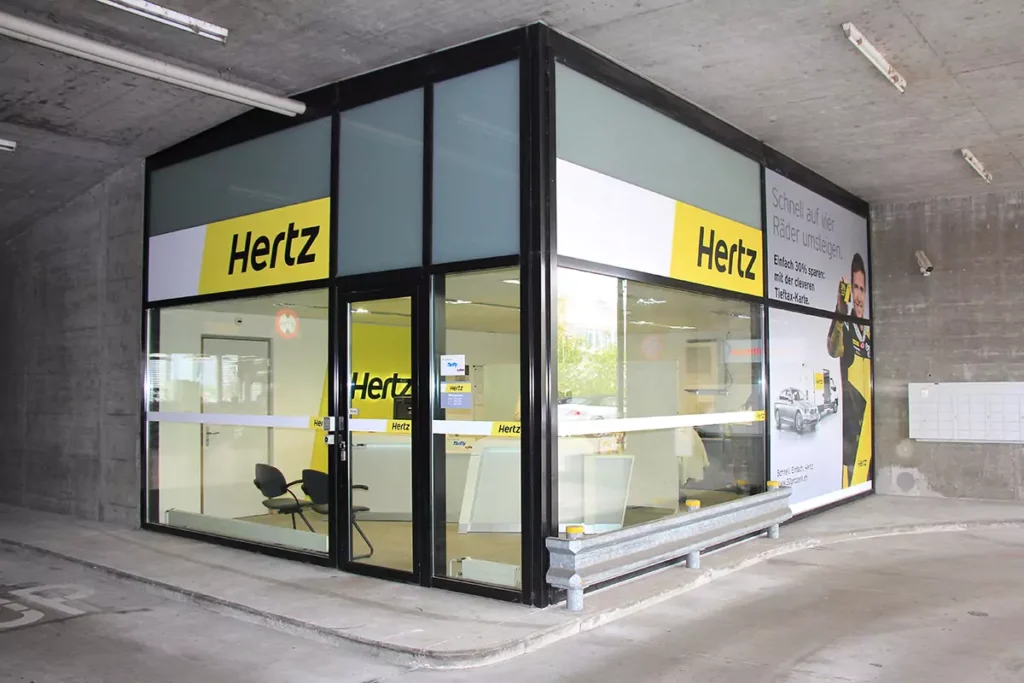 Bild: Schaufenster Hertz